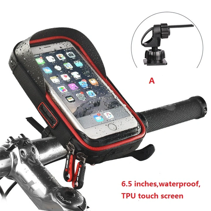 Ea056 Bike Mount Smartphone Mobile Holder Travel Men Wallet Case Cell Purse Handlebar Waterproof Front Frame Bicycle Touch Screen Phone Bag