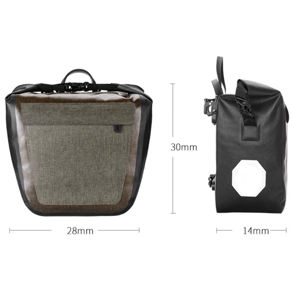 Bicycle Bike Saddle Bag Rear Seat Cargo Cooler Bag Trunk Bag Pannier Bicycle Back Shelf Bag