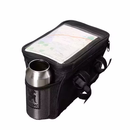 カスタム自転車電話フレームバッグ自転車クロスバースマートフォン防水大容量バッグ自転車携帯電話ケース